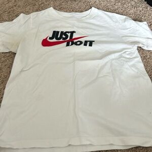 Worn YL Nike White Shirt
